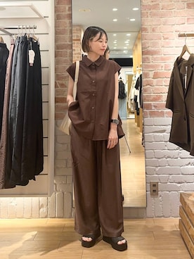 「アイテム（パンツ）」を使った、ichi58さん（レディース・158cm・30代）の夏コーディネート