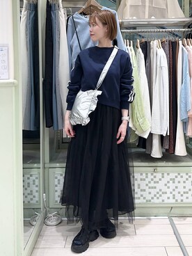 「アイテム（スウェット）」を使った、ichi58さん（レディース・158cm・20代）の春コーディネート