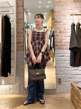 「アイテム（パンツ）」を使った、ichi58さん（レディース・158cm・30代）の夏コーディネート