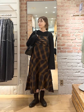 「アイテム（ブーツ）」を使った、ichi58さん（レディース・158cm・30代）の夏コーディネート