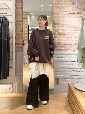 「アイテム（スウェット）」を使った、ichi58さん（レディース・158cm・30代）の夏コーディネート