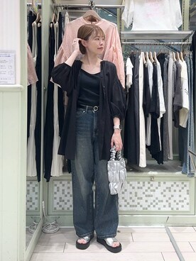 「キャミソール」｜ichi58さん（レディース・158cm）の夏コーディネート
