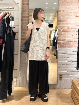 ichi58さんの「カンドウフィットニットサンダル 283661」を使ったコーディネート