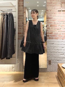「アイテム（ワンピース/ドレス）」を使った、ichi58さん（レディース・158cm・30代）の夏コーディネート