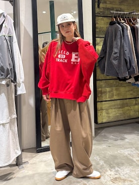 「アイテム（スウェット）」を使った、tera38さん（レディース・155cm・30代）の秋コーディネート