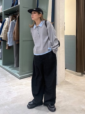 「アイテム（キャップ）」を使った、tera38さん（レディース・155cm・30代）の冬コーディネート