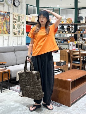「アイテム（帽子）」を使った、tera38さん（レディース・155cm・30代）の夏コーディネート