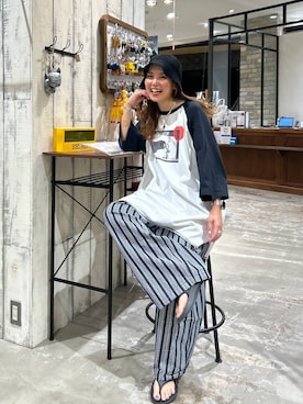 「アイテム（帽子）」を使った、tera38さん（レディース・155cm・30代）の夏コーディネート