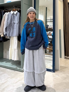 「アイテム（スリッポン）」を使った、tera38さん（レディース・155cm・30代）の秋コーディネート