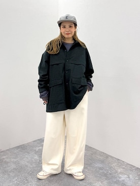 「アイテム（帽子）」を使った、tera38さん（レディース・155cm・30代）の秋コーディネート