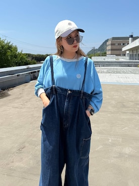 「アイテム（キャップ）」を使った、tera38さん（レディース・155cm・30代）の夏コーディネート