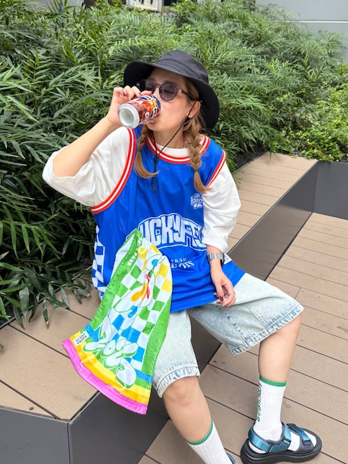 ニコ NKJ 2025AW】DOUBLE KNEE HARF PANTS（デニムパンツ）｜niko and