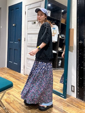 「アイテム（キャップ）」を使った、tera38さん（レディース・155cm・30代）の春コーディネート