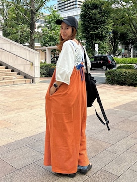 「アイテム（帽子）」を使った、tera38さん（レディース・155cm・30代）の夏コーディネート