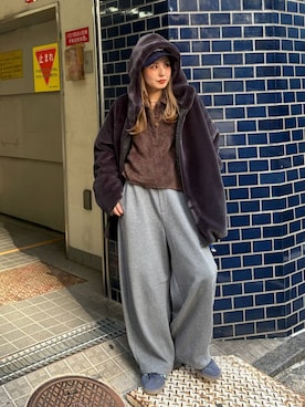 「アイテム（ポロシャツ）」を使った、tera38さん（レディース・155cm・30代）の秋コーディネート