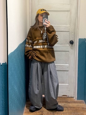 「アイテム（帽子）」を使った、tera38さん（レディース・155cm・30代）の秋コーディネート