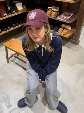 「アイテム（キャップ）」を使った、tera38さん（レディース・155cm・30代）の冬コーディネート