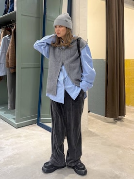 「アイテム（スウェットパンツ）」を使った、tera38さん（レディース・155cm・30代）の冬コーディネート