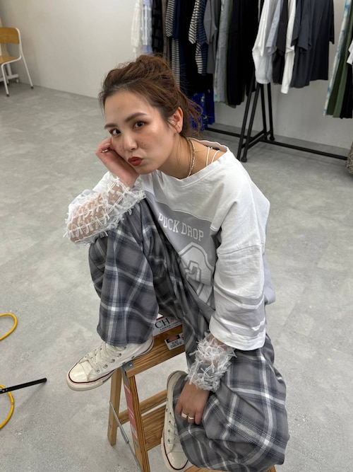 セール】【MODE NORM CORE】レイヤードナンバリングTシャツ（T