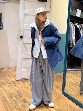 「FRUIT OF THE LOOM（フルーツオブザルーム）のアイテム」を使った、tera38さん（レディース・155cm）の冬コーディネート