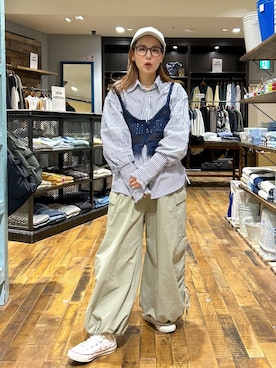 「アイテム（その他トップス）」を使った、tera38さん（レディース・155cm・20代）の春コーディネート