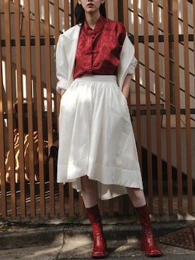 「Vero Moda（-）のアイテム」を使った、dawickさん（レディース・177cm）の秋コーディネート