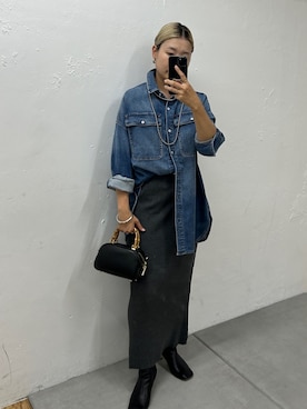 「LOUNGEDRESS（ラウンジドレス）のアイテム」を使った、_yoshinosan__さん（骨格ストレート・レディース・160cm）の秋コーディネート