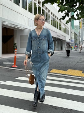 「アイテム（ブーツ）」を使った、_yoshinosan__さん（レディース・160cm・30代）の夏コーディネート