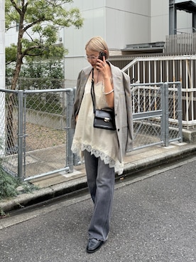 「アイテム（ハンドバッグ）」を使った、_yoshinosan__さん（レディース・160cm・30代）の秋コーディネート