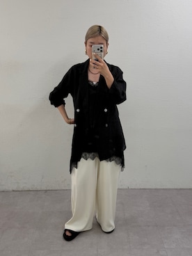 「LOUNGEDRESS（ラウンジドレス）のアイテム」を使った、_yoshinosan__さん（レディース・160cm）の春コーディネート