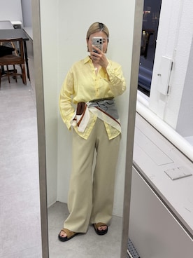 「LOUNGEDRESS（ラウンジドレス）のアイテム」を使った、_yoshinosan__さん（レディース・160cm）の春コーディネート