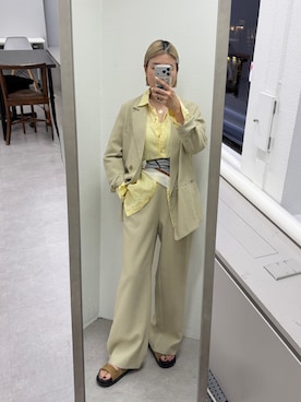 「LOUNGEDRESS（ラウンジドレス）のアイテム」を使った、_yoshinosan__さん（レディース・160cm）の春コーディネート