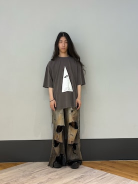 「DANKE SCHON（ダンケシェーン）のアイテム」を使った、NABEさん（メンズ・169cm）の春コーディネート