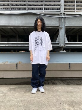 「SOMEIT（サミット）のアイテム」を使った、NABEさん（メンズ・169cm）の春コーディネート