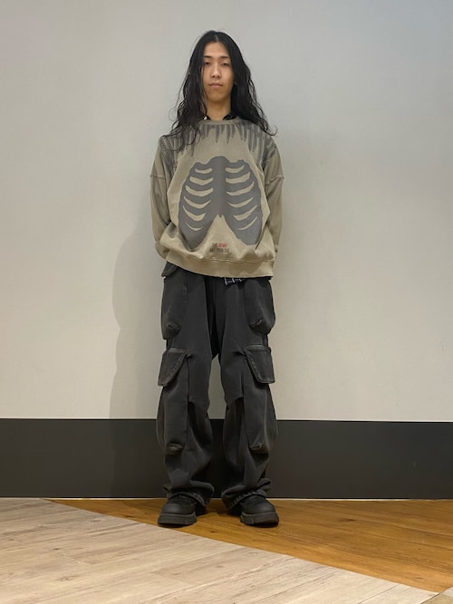 LHP ���~�l�G�X�g�V�h�XNABE����̃X�E�F�b�g�uDankeSchon/�_���P�V�F�[��/PIGMENT SWEAT CREWNECK BORN�iDANKE SCHON�b�_���P�V�F�[���j�v���g�����R�[�f�B�l�[�g