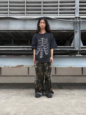 「DANKE SCHON（ダンケシェーン）のアイテム」を使った、NABEさん（メンズ・169cm）の夏コーディネート