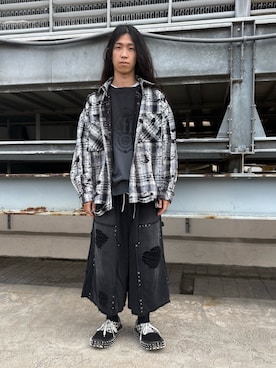 「DANKE SCHON（ダンケシェーン）のアイテム」を使った、NABEさん（メンズ・169cm）の夏コーディネート