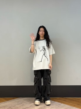 「whiteland」｜NABEさん（メンズ・169cm）の春コーディネート