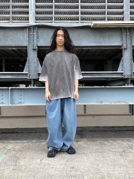 WHITELAND/ホワイトランド/WIDE DENIM/ワイドデニムパンツを使った人気 