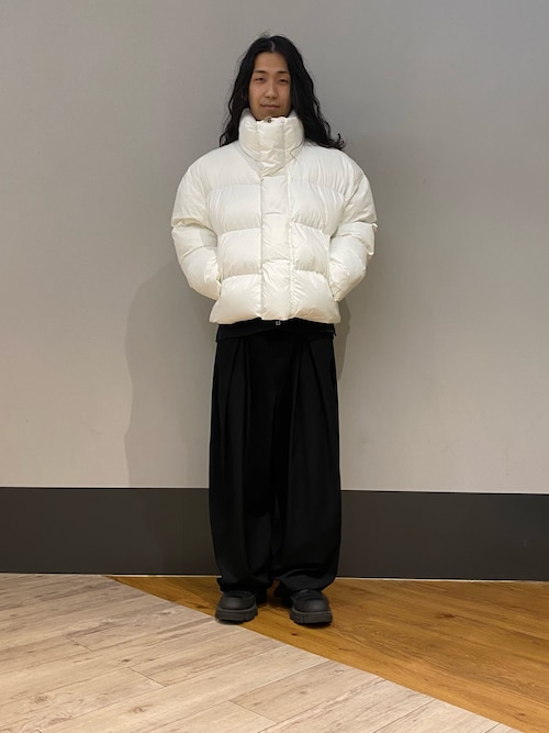 M ダンケシェーン NYLON STAND SHORT BLOUSON ホワイト M ダンケシェーン NYLON STAND SHORT BLOUSON ホワイト