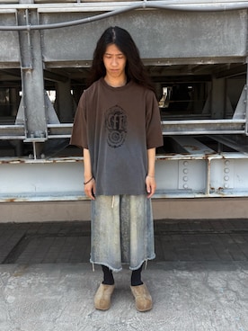 「DANKE SCHON（ダンケシェーン）のアイテム」を使った、NABEさん（メンズ・169cm）の夏コーディネート
