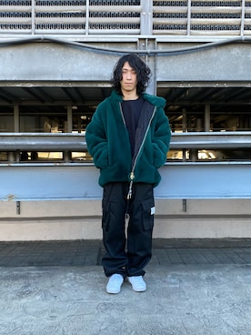 「L.H.P Private Brand（エルエイチピープライベートブランド）のアイテム」を使った、NABEさん（メンズ・169cm）の冬コーディネート