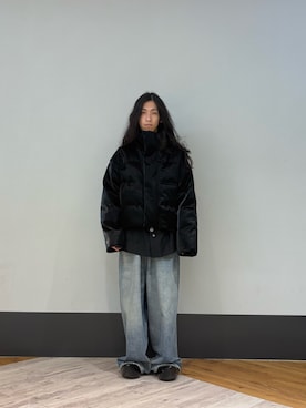 「DANKE SCHON（ダンケシェーン）のアイテム（ブルゾン）」を使った、NABEさん（メンズ・169cm）の秋コーディネート