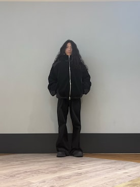 「DANKE SCHON（ダンケシェーン）のアイテム（ブルゾン）」を使った、NABEさん（メンズ・169cm）の秋コーディネート