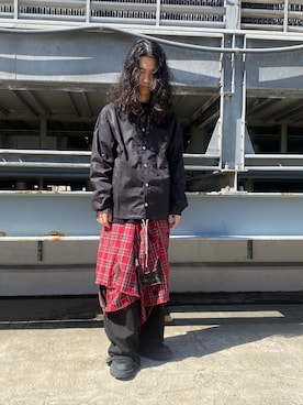 「DANKE SCHON（ダンケシェーン）のアイテム（その他アウター）」を使った、NABEさん（メンズ・169cm）の春コーディネート