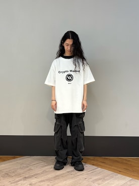 「whiteland」｜NABEさん（メンズ・169cm）の春コーディネート