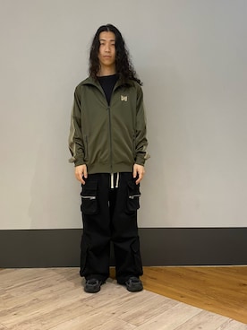 「Needles（ニードルス）のアイテム（ジャケット/アウター）」を使った、NABEさん（メンズ・169cm）の夏コーディネート