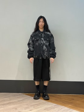 「秋服コーデ」｜「アイテム（デニムジャケット）」を使った、NABEさん（メンズ・169cm）の秋コーディネート