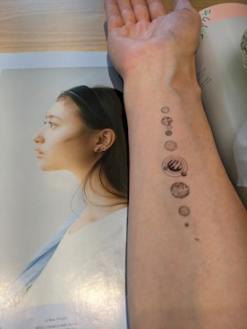 「アイテム（メイクアップ）」を使った、munchausenさん（メンズ・173cm）の夏コーディネート