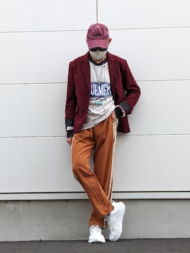 「アイテム（テーラードジャケット、その他）」を使った、munchausenさん（メンズ・173cm）の秋コーディネート